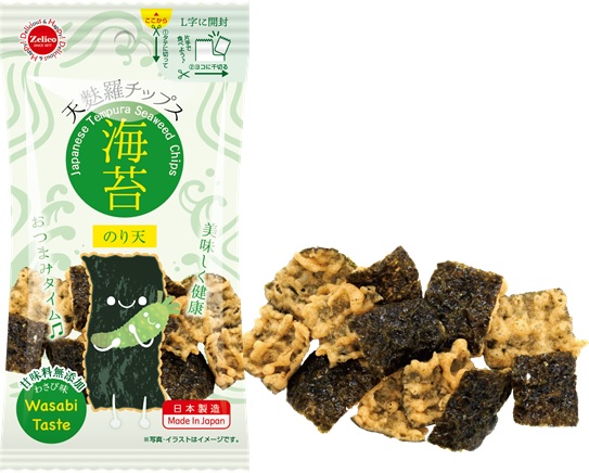 Japanese Tempura Squid Chips, Japanese Tempura Seaweed Chips