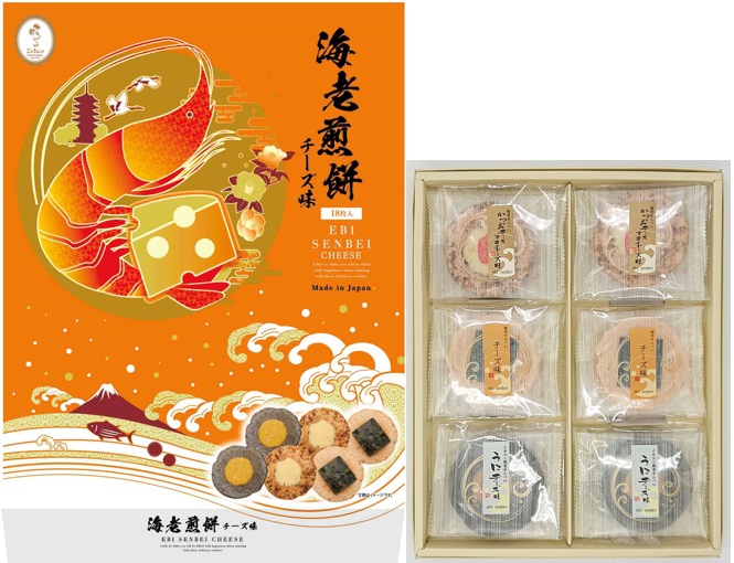 Shrimp Senbei　＜Japanese Taste＞, Shrimp Senbei＜Cheese Taste＞