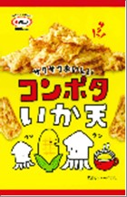 Corn Potage flavored Squid Tempura