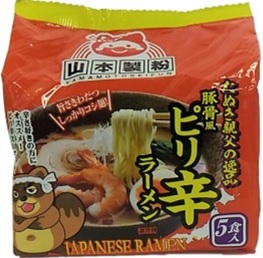 Bag Tanuki Oyaji Spicy Ramen 5P (Meat-free)