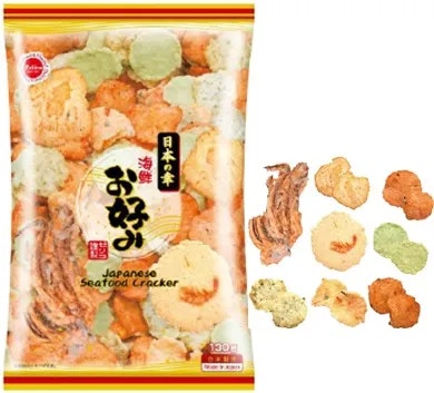 Go to Japanese Seafood Cracker Kaisen Okonomi Cracker product page